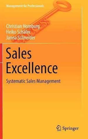 Imagen del vendedor de Sales Excellence : Systematic Sales Management a la venta por GreatBookPricesUK