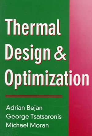 Immagine del venditore per Thermal Design and Optimization venduto da GreatBookPricesUK