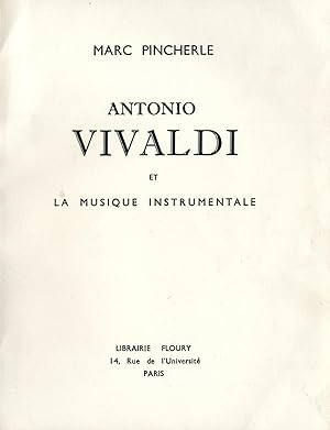 VIVALDI ET LA MUSIQUE INSTRUMENTALE.