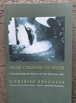 Imagen del vendedor de From Caligari to Hitler, A Psychological History of the German Film. a la venta por G.F. Wilkinson Books, member IOBA