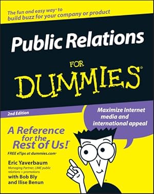 Image du vendeur pour Public Relations for Dummies mis en vente par GreatBookPricesUK