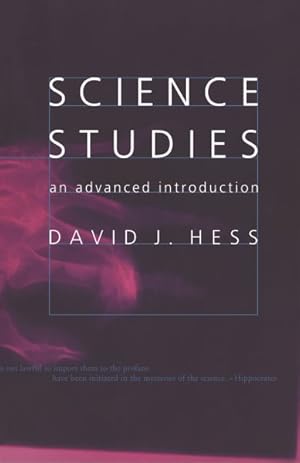 Seller image for Science Studies : An Advanced Introduction for sale by GreatBookPricesUK