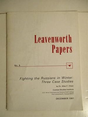 Imagen del vendedor de Fighting the Russians in Winter: Three Case Studies. Leavenworth Papers #5. a la venta por Military Books