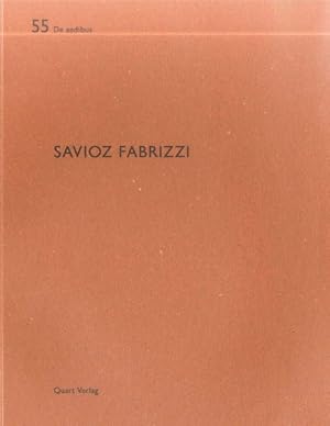 Image du vendeur pour Savioz Fabrizzi mis en vente par GreatBookPricesUK