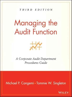 Seller image for Managing the Audit Function : A Corporate Audit Department Procedures Guide for sale by GreatBookPricesUK