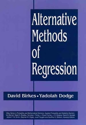 Bild des Verkufers fr Alternative Methods of Regression zum Verkauf von GreatBookPricesUK