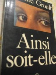 Image du vendeur pour Ainsi soit-elle mis en vente par Alte Bcherwelt