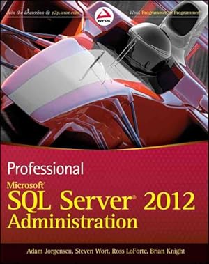 Imagen del vendedor de Professional Microsoft SQL Server 2012 Administration a la venta por GreatBookPricesUK