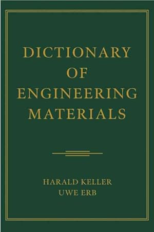 Imagen del vendedor de Dictionary of Engineering Materials a la venta por GreatBookPricesUK