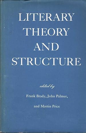 Seller image for Literary Theory and Structure for sale by Mr Pickwick's Fine Old Books