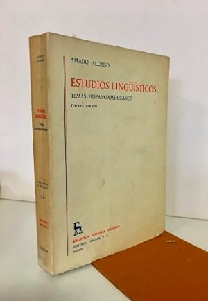 ESTUDIOS LINGÜISTICOS.Temas hispanoamericanos