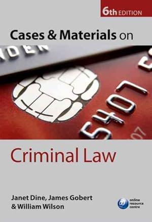 Seller image for Cases and Materials on Criminal Law for sale by GreatBookPricesUK