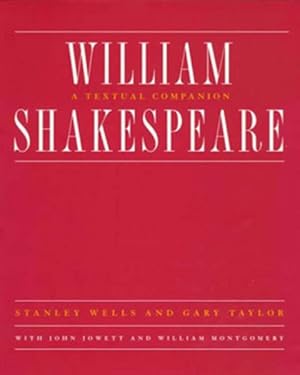 Immagine del venditore per William Shakespeare : A Textual Companion venduto da GreatBookPricesUK