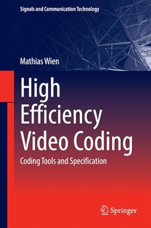 Image du vendeur pour High Efficiency Video Coding : Coding Tools and Specification mis en vente par GreatBookPricesUK