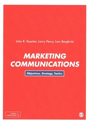 Immagine del venditore per Marketing Communications : Objectives, Strategy, Tactics venduto da GreatBookPricesUK