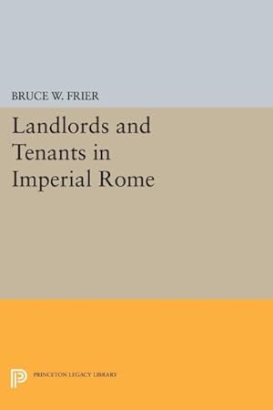 Bild des Verkufers fr Landlords and Tenants in Imperial Rome zum Verkauf von GreatBookPricesUK