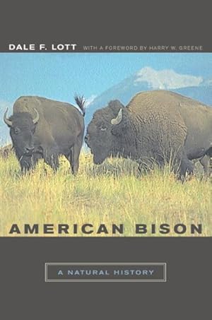 Imagen del vendedor de American Bison : A Natural History a la venta por GreatBookPricesUK