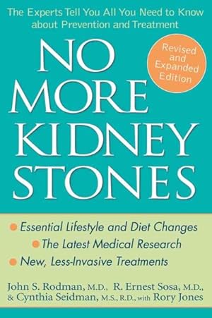 Bild des Verkufers fr No More Kidney Stones : The Experts Tell You All You Need to Know About Prevention and Treatment zum Verkauf von GreatBookPricesUK