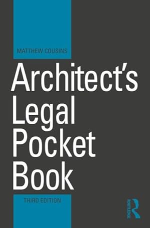 Seller image for Architect's Legal Pocket Book for sale by GreatBookPricesUK