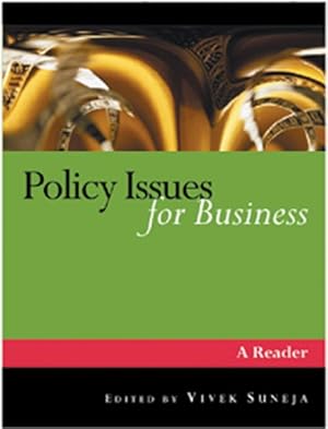 Seller image for Policy Issues for Business : A Reader for sale by GreatBookPricesUK