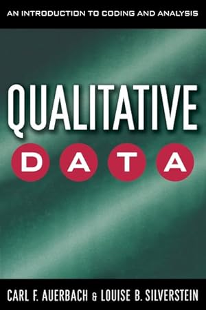 Seller image for Qualitative Data : An Introduction to Coding and Analysis for sale by GreatBookPricesUK