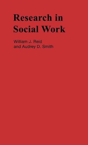 Immagine del venditore per Research in Social Work venduto da GreatBookPricesUK