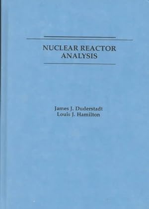 Immagine del venditore per Nuclear Reactor Analysis venduto da GreatBookPricesUK