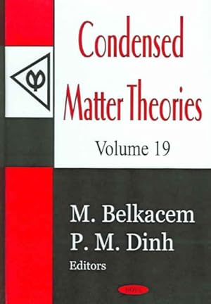 Immagine del venditore per Condensed Matter Theories venduto da GreatBookPricesUK