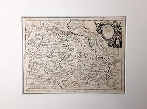 Sachsen - (altkolorierte Kupferstichkarte, / ca. 1760)