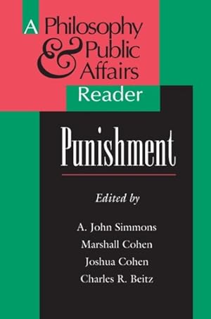 Immagine del venditore per Punishment : A Philosophy & Public Affairs Reader venduto da GreatBookPricesUK