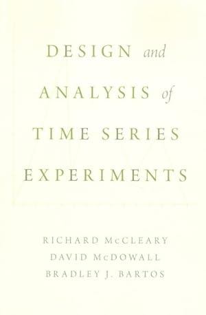 Immagine del venditore per Design and Analysis of Time Series Experiments venduto da GreatBookPricesUK