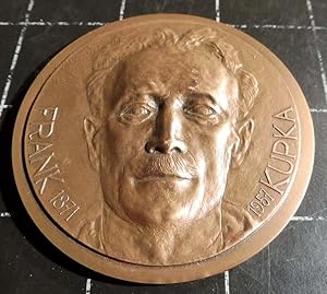 Quatre histoires de blanc et de noir. Médaille de bronze (monnaie de paris) à l'éfigie de F. Kupka.