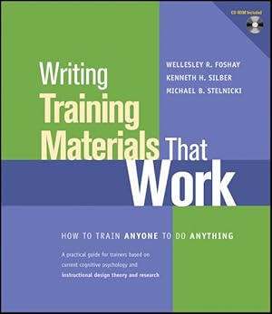 Image du vendeur pour Writing Training Materials That Work : How to Train Anyone to Do Anything mis en vente par GreatBookPricesUK