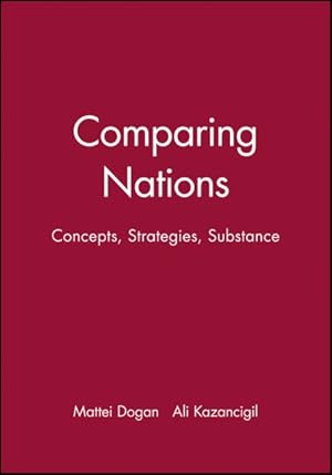 Bild des Verkufers fr Comparing Nations : Concepts, Strategies, Substance zum Verkauf von GreatBookPricesUK