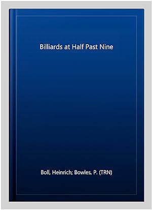 Seller image for Billiards at Half Past Nine for sale by GreatBookPricesUK