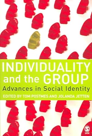 Immagine del venditore per Individuality And the Group : Advances in Social Identity venduto da GreatBookPricesUK