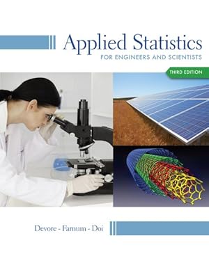 Imagen del vendedor de Applied Statistics for Engineers and Scientists a la venta por GreatBookPricesUK