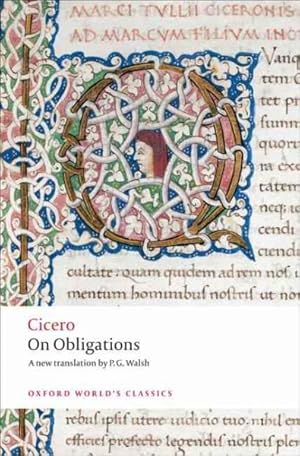 Seller image for On Obligations : De Officiis for sale by GreatBookPricesUK