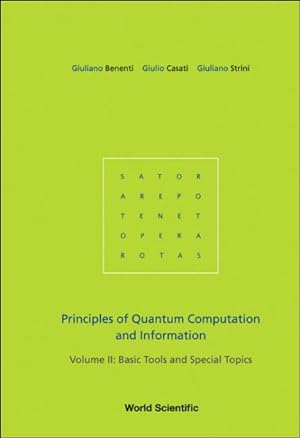 Image du vendeur pour Principles of Quantum Computation and Information : Basic Tools and Special Topics mis en vente par GreatBookPricesUK