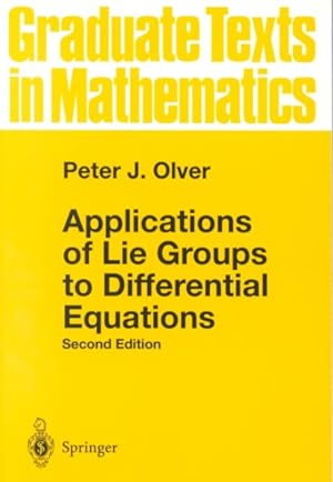Immagine del venditore per Applications of Lie Groups to Differential Equations venduto da GreatBookPricesUK