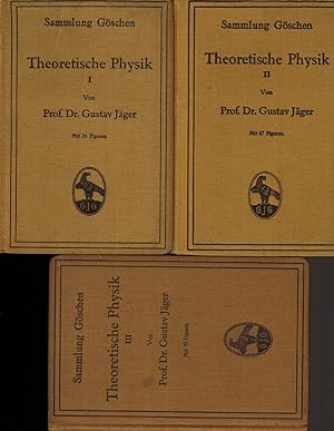 Imagen del vendedor de Theoretische Physik. Band I, II und III (Sammlung Gschen 76-78). a la venta por Paderbuch e.Kfm. Inh. Ralf R. Eichmann