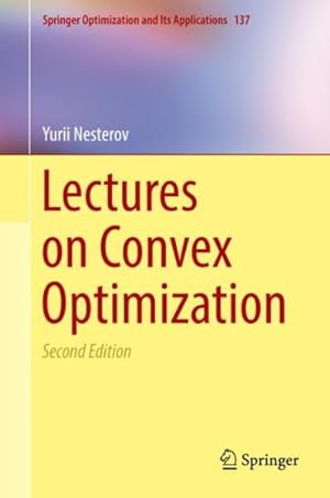 Seller image for Lectures on Convex Optimization for sale by GreatBookPricesUK