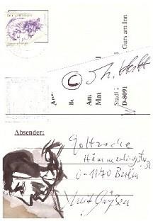 Seller image for DIETER GOLTZSCHE (1934) deutscher Maler, Zeichner und Grafiker, von 1992 bis 2000 Professor fr Malerei und Grafik an der Kunsthochschule Berlin-Weiensee for sale by Herbst-Auktionen