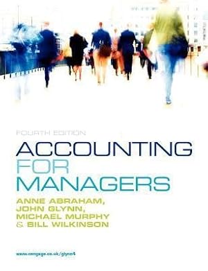 Immagine del venditore per Accounting for Managers venduto da GreatBookPricesUK