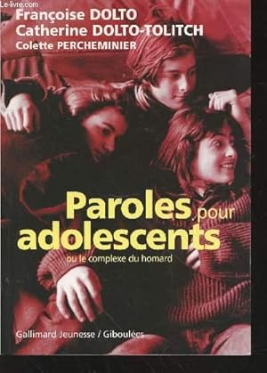 Image du vendeur pour Paroles pour adolescents ou le complexe du homard mis en vente par Le-Livre