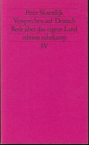 Seller image for Versprechen auf Deutsch. Rede auf das eigene Land for sale by Graphem. Kunst- und Buchantiquariat