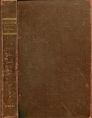 Image du vendeur pour U.S.IANA (1650-1950) : a selective bibliography in which are described 11,620 uncommon and significant books mis en vente par Pendleburys - the bookshop in the hills