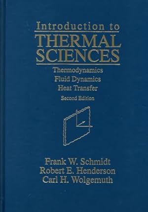 Seller image for Introduction to Thermal Sciences : Thermodynamics Fluid Dynamics Heat Transfer for sale by GreatBookPricesUK