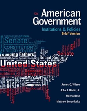 Seller image for American Government : Institutions & Policies: Brief Version for sale by GreatBookPricesUK