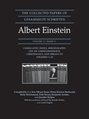 Seller image for Collected Papers of Albert Einstein : Cumulative Index, Bibliography, List of Correspondence, Chronology, and Errata to Volumes 1-10 for sale by GreatBookPricesUK